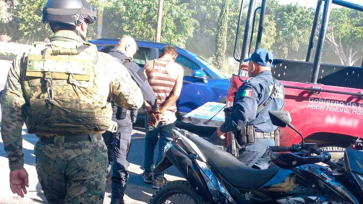 detencion de hombre en Tehuacan